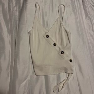 White button tank